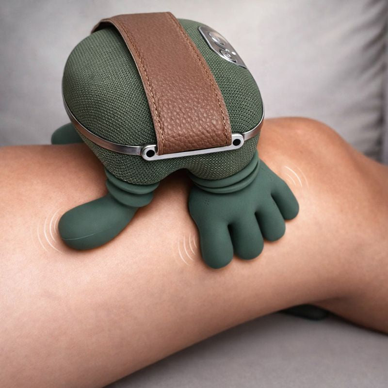 Heated neck massager with bionic hands