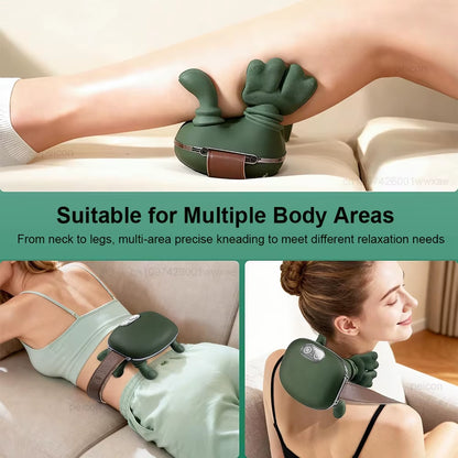 Shoulder Neck Massager Portable Heated Cervical Neck Massager for Pain Relief Muscle Relax Simulating Human Hands Neck Massager